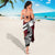 Denmark Sarong with The Little Mermaid Statue, Danish Folk Patterns, National Heritage Pride