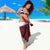 Denmark Sarong with The Little Mermaid Statue, Danish Folk Patterns, National Heritage Pride