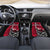 Denmark Viking Longship Car Mats Norse Rune & Celtic Cross Danish Flag