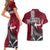 Denmark Viking Longship Couples Matching Short Sleeve Bodycon Dress and Hawaiian Shirt Norse Rune & Celtic Cross Danish Flag