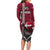Denmark Viking Longship Family Matching Long Sleeve Bodycon Dress and Hawaiian Shirt Norse Rune & Celtic Cross Danish Flag