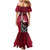 Denmark Viking Longship Family Matching Mermaid Dress and Hawaiian Shirt Norse Rune & Celtic Cross Danish Flag