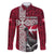 Denmark Viking Longship Family Matching Off The Shoulder Long Sleeve Dress and Hawaiian Shirt Norse Rune & Celtic Cross Danish Flag