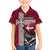Denmark Viking Longship Family Matching Short Sleeve Bodycon Dress and Hawaiian Shirt Norse Rune & Celtic Cross Danish Flag