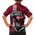 Denmark Viking Longship Family Matching Summer Maxi Dress and Hawaiian Shirt Norse Rune & Celtic Cross Danish Flag