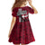 Denmark Viking Longship Family Matching Summer Maxi Dress and Hawaiian Shirt Norse Rune & Celtic Cross Danish Flag