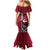Denmark Viking Longship Mermaid Dress Norse Rune & Celtic Cross Danish Flag
