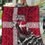 Denmark Viking Longship Quilt Norse Rune & Celtic Cross Danish Flag