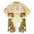 Vatican Gold Baroque Family Matching Mermaid Dress and Hawaiian Shirt Papal Crown & Keys Vintage Catholic