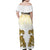 Vatican Gold Baroque Family Matching Off Shoulder Maxi Dress and Hawaiian Shirt Papal Crown & Keys Vintage Catholic