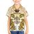 Vatican Gold Baroque Family Matching Short Sleeve Bodycon Dress and Hawaiian Shirt Papal Crown & Keys Vintage Catholic