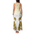 Vatican Gold Baroque Family Matching Tank Maxi Dress and Hawaiian Shirt Papal Crown & Keys Vintage Catholic
