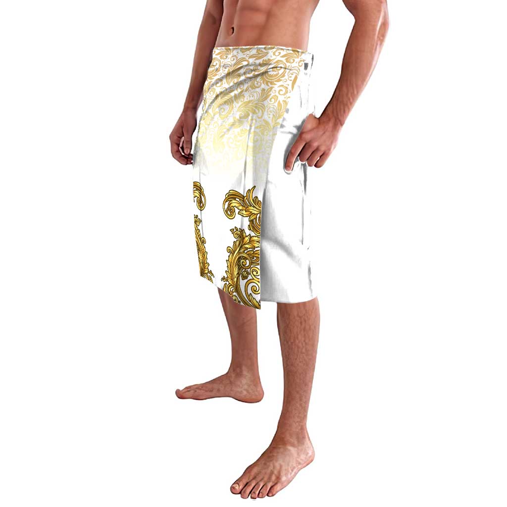 Vatican Gold Baroque Lavalava Papal Crown & Keys Vintage Catholic