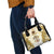Vatican Gold Baroque Shoulder Handbag Papal Crown & Keys Vintage Catholic