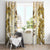 Vatican Gold Baroque Window Curtain Papal Crown & Keys Vintage Catholic