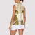 Vatican Gold Baroque Women Sleeveless Polo Shirt Papal Crown & Keys Vintage Catholic