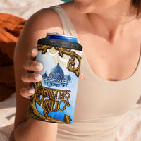 Vatican Baroque 4 in 1 Can Cooler Tumbler St. Peter’s Basilica & Catholic Flag Gold Ornate