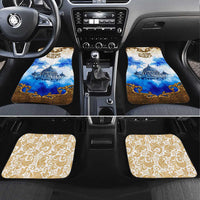 Vatican Baroque Car Mats St. Peter’s Basilica & Catholic Flag Gold Ornate