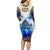 Vatican Baroque Family Matching Long Sleeve Bodycon Dress and Hawaiian Shirt St. Peter’s Basilica & Catholic Flag Gold Ornate