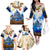 Vatican Baroque Family Matching Off The Shoulder Long Sleeve Dress and Hawaiian Shirt St. Peter’s Basilica & Catholic Flag Gold Ornate