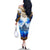 Vatican Baroque Family Matching Off The Shoulder Long Sleeve Dress and Hawaiian Shirt St. Peter’s Basilica & Catholic Flag Gold Ornate