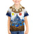 Vatican Baroque Family Matching Off The Shoulder Long Sleeve Dress and Hawaiian Shirt St. Peter’s Basilica & Catholic Flag Gold Ornate