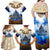 Vatican Baroque Family Matching Off Shoulder Maxi Dress and Hawaiian Shirt St. Peter’s Basilica & Catholic Flag Gold Ornate