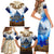 Vatican Baroque Family Matching Short Sleeve Bodycon Dress and Hawaiian Shirt St. Peter’s Basilica & Catholic Flag Gold Ornate