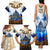 Vatican Baroque Family Matching Tank Maxi Dress and Hawaiian Shirt St. Peter’s Basilica & Catholic Flag Gold Ornate