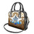Vatican Baroque Shoulder Handbag St. Peter’s Basilica & Catholic Flag Gold Ornate