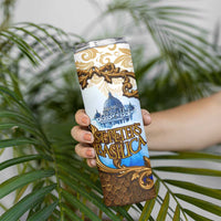 Vatican Baroque Skinny Tumbler St. Peter’s Basilica & Catholic Flag Gold Ornate