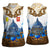 Vatican Baroque Women Sleeveless Polo Shirt St. Peter’s Basilica & Catholic Flag Gold Ornate
