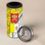Vatican City 4 in 1 Can Cooler Tumbler Papal Keys & Tiara Emblem with Gold Baroque Pattern