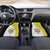 Vatican City Car Mats Papal Keys & Tiara Emblem with Gold Baroque Pattern