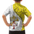 Vatican City Family Matching Summer Maxi Dress and Hawaiian Shirt Papal Keys & Tiara Emblem with Gold Baroque Pattern