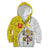 Vatican City Kid Hoodie Papal Keys & Tiara Emblem with Gold Baroque Pattern