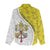 Vatican City Women Casual Shirt Papal Keys & Tiara Emblem with Gold Baroque Pattern