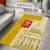 Vatican City Area Rug St. Peter’s Basilica & Papal Emblem Gold Ornate Architecture
