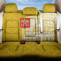 Vatican City Back Car Seat Cover St. Peter’s Basilica & Papal Emblem Gold Ornate Architecture