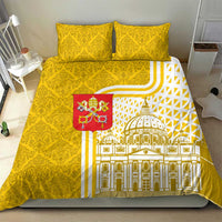Vatican City Bedding Set St. Peter’s Basilica & Papal Emblem Gold Ornate Architecture