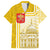 Vatican City Family Matching Summer Maxi Dress and Hawaiian Shirt St. Peter’s Basilica & Papal Emblem Gold Ornate Architecture