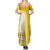Vatican City Family Matching Summer Maxi Dress and Hawaiian Shirt St. Peter’s Basilica & Papal Emblem Gold Ornate Architecture