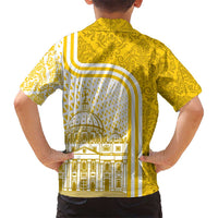 Vatican City Hawaiian Shirt St. Peter’s Basilica & Papal Emblem Gold Ornate Architecture