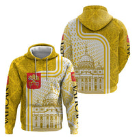 Vatican City Hoodie St. Peter’s Basilica & Papal Emblem Gold Ornate Architecture