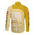 Vatican City Long Sleeve Button Shirt St. Peter’s Basilica & Papal Emblem Gold Ornate Architecture