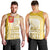 Vatican City Men Tank Top St. Peter’s Basilica & Papal Emblem Gold Ornate Architecture