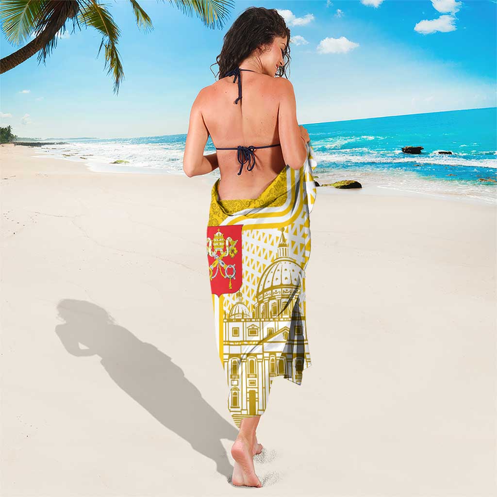 Vatican City Sarong St. Peter’s Basilica & Papal Emblem Gold Ornate Architecture