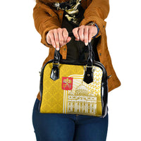Vatican City Shoulder Handbag St. Peter’s Basilica & Papal Emblem Gold Ornate Architecture