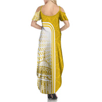 Vatican City Summer Maxi Dress St. Peter’s Basilica & Papal Emblem Gold Ornate Architecture