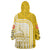 Vatican City Wearable Blanket Hoodie St. Peter’s Basilica & Papal Emblem Gold Ornate Architecture